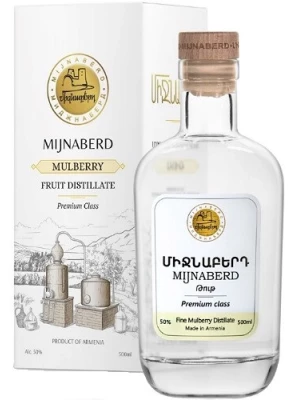Водка Mijnaberd Mulberry, gift box 0.5 л