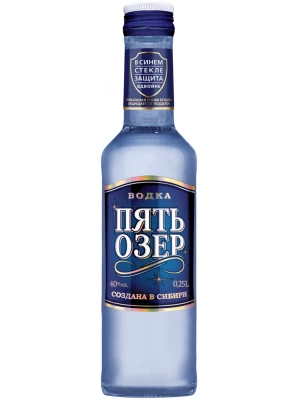 Водка Пять Озер 0.25 л