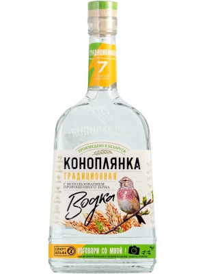 Водка Коноплянка Традиционная 1 л