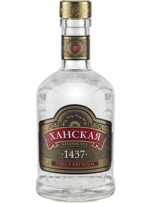 Водка Ханская де Люкс Премиум 0.5 л