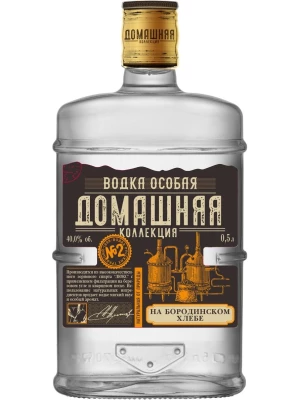 Водка АПК, Домашняя Коллекция на Бородинском Хлебе 0.5 л