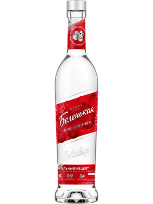 Водка Беленькая Клюквенная 0.5 л