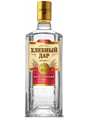 Водка Хлебный Дар Классическая 0.5 л