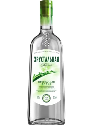 Водка Хрустальная Капля Прозрачная 0.5 л