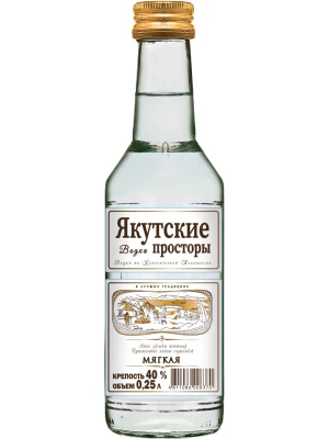 Водка Якутские Просторы Мягкая 0.25 л