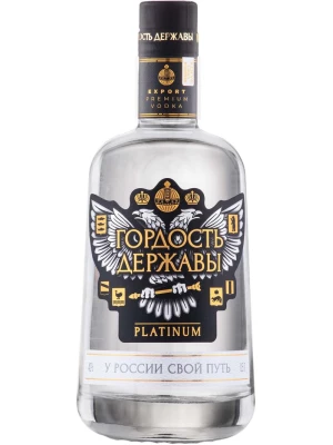 Водка Гордость Державы Платина 0.5 л