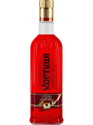 Настойка Хортиця Клюква с Мятой, горькая настойка 0.5 л