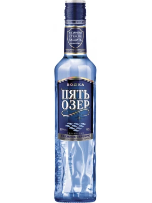 Водка Пять Озер Серебряная 0.5 л
