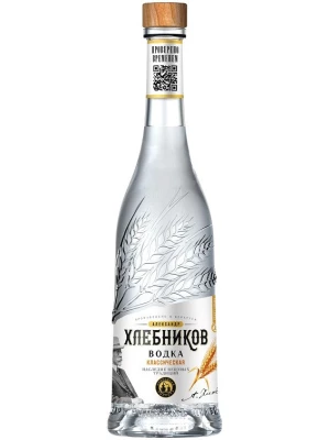 Водка Александр Хлебников Классическая 0.4 л