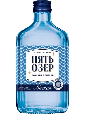 Водка Пять Озер Мягкая 0.25 л
