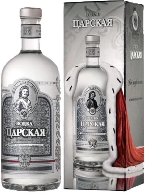 Водка Царская Оригинальная, в подарочной коробке 1 л