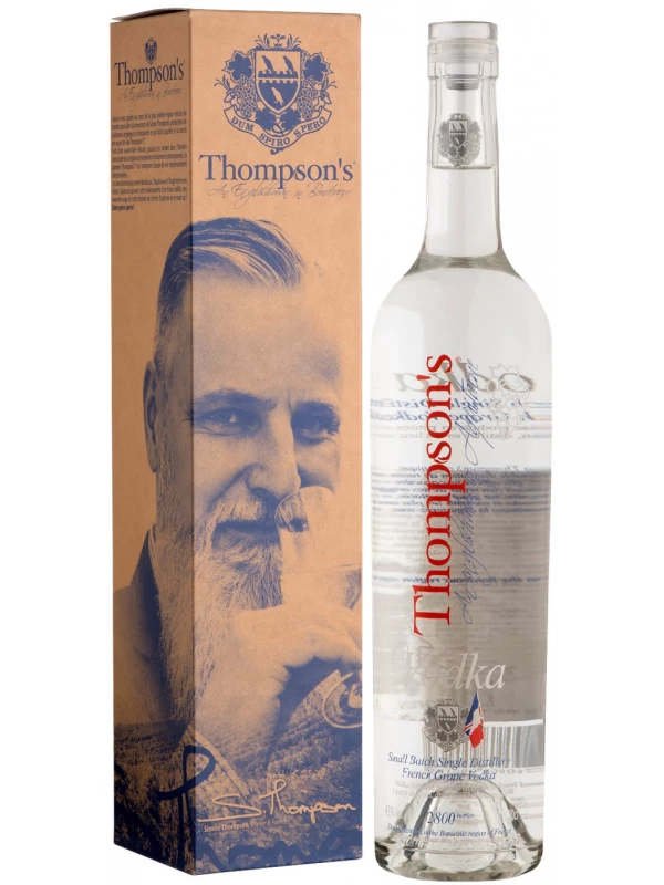 Tompson's Grape Vodka, gift box