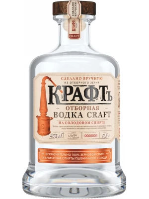 Водка КРаФТъ Отборная 0.5 л