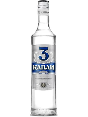Водка 3 Капли 0.7 л