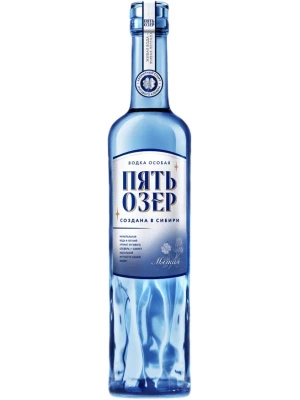 Водка Пять Озер Мягкая 0.5 л