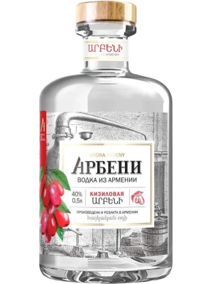 Водка Арбени Кизиловая 0.5 л
