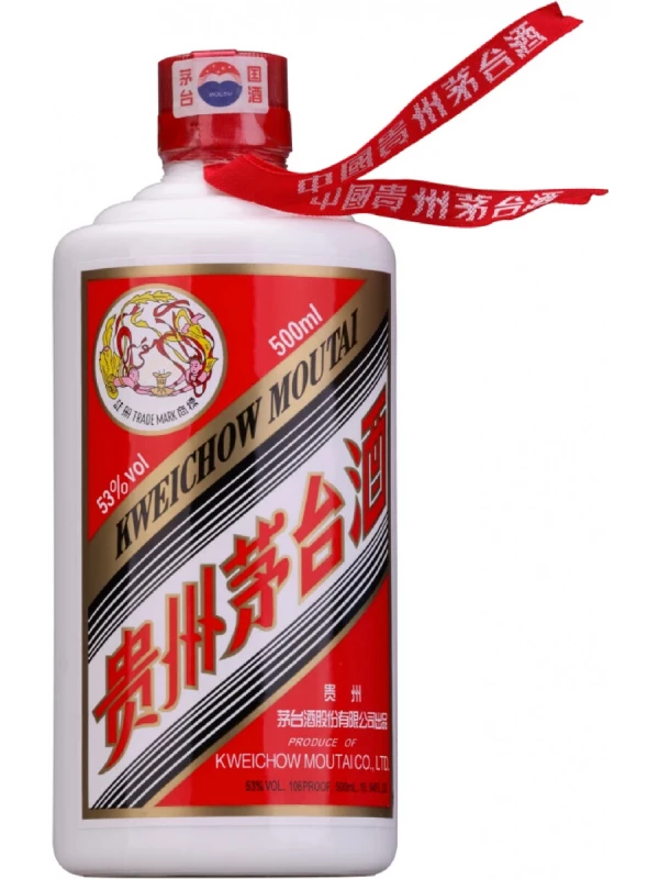 Kweichow Moutai (53%), gift box with 2 glasses