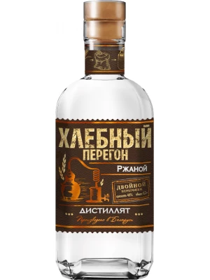 Водка Хлебный Перегон Ржаной Дистиллят 0.5 л
