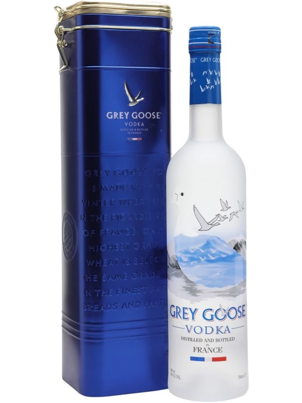 Grey Goose, metal box