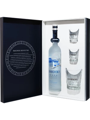 Водка Tchaikovsky, gift set Premium Collection 0.7 л