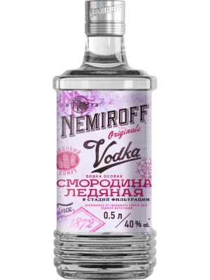 Водка OPVZ, Nemiroff Smorodina Ledyanaya 0.5 л