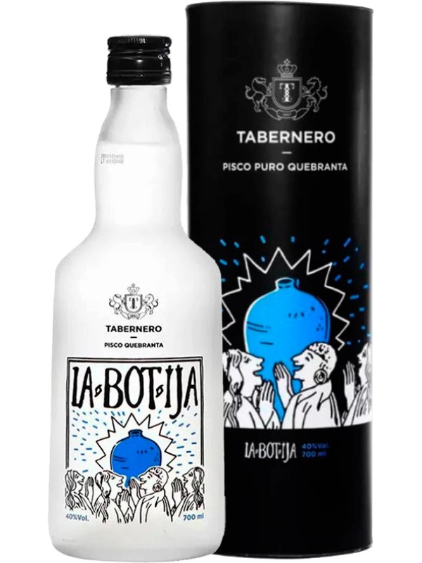 Tabernero, La Botija Pisco Puro Quebranta, gift box