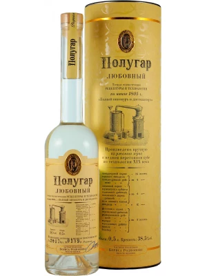 Водка Polugar Lubovnyj, in tube 0.5 л