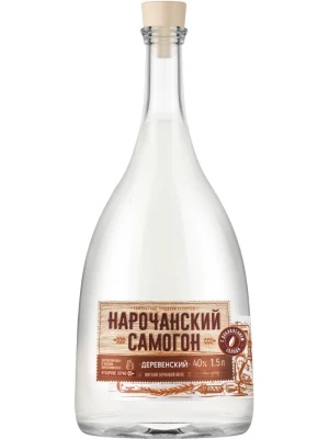 Водка Нарочанский Самогон Деревенский 1.5 л