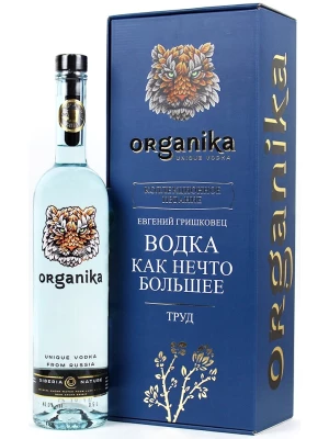 Водка Органика, подарочный набор с книгой 0.5 л