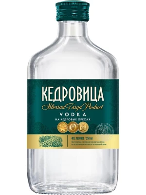 Водка Кедровица На кедровых орехах 0.25 л