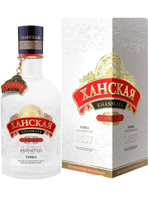 Водка Ханская Снег Эдишн, в подарочной коробке 0.5 л