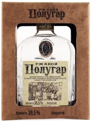 Водка Polugar Rye, gift box 0.75 л