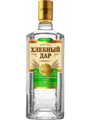 Водка Хлебный Дар На пророщенном зерне 0.5 л