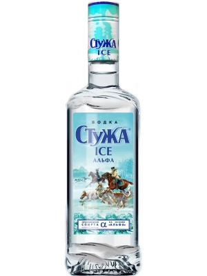 Водка Альфа Люкс, Стужа Айс Альфа 0.375 л