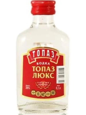 Водка Топаз Люкс (фляжка) 0.1 л
