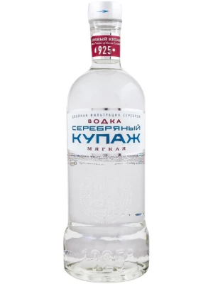 Водка Серебряный Купаж Мягкая 0.5 л