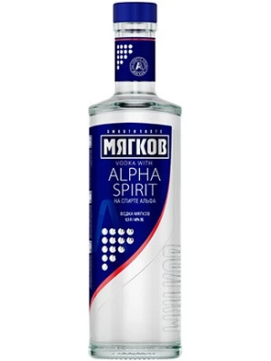 Водка Мягков на спирте Альфа 0.5 л