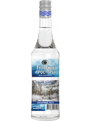 Водка Тульские Просторы Оригинальная 0.45 л