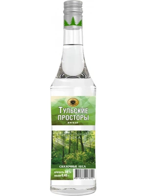 Водка Тульские Просторы Мягкая 0.45 л