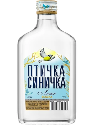 Водка Птичка Синичка Люкс 0.25 л