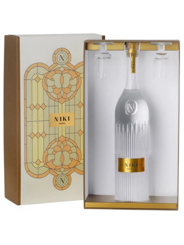 Niki Pure, gift box with 2 glasses