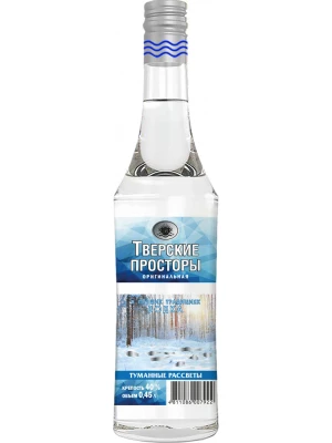 Водка Тверские Просторы Оригинальная 0.45 л