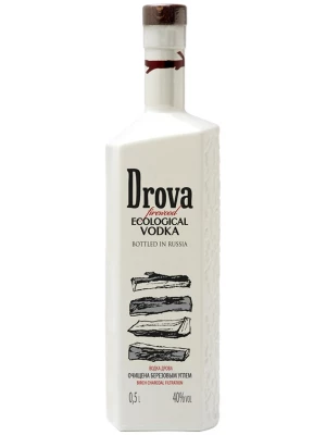 Водка Дрова, Очищена березовым углем 0.5 л