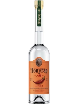 Водка Polugar №6, Pepper 0.5 л