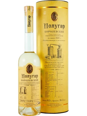 Водка Polugar Korolevskij, in tube 0.5 л