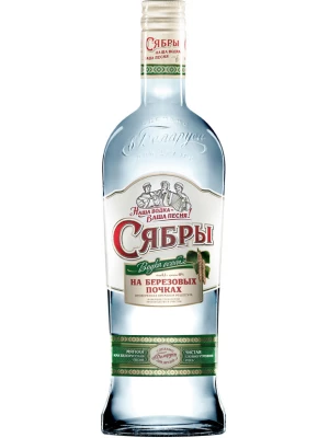 Водка Сябры На березовых почках 0.5 л