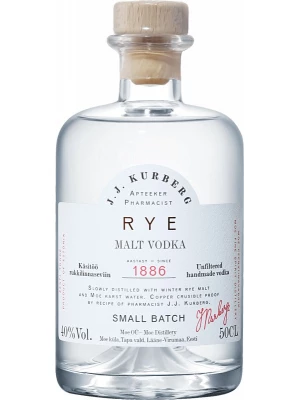 Водка J.J. Kurberg Rye 0.5 л