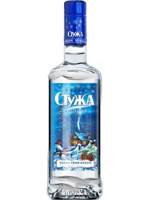 Водка Альфа Люкс, Стужа Кедровая 0.375 л