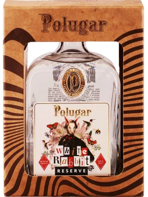 Водка Polugar White Rabbit Reserve, gift box 0.75 л