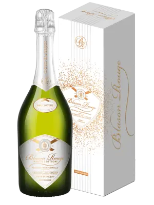 Sieur d'Arques, Blason Rouge White Edition Zero Dosage, Cremant de Limoux AOC, gift box 0.75 л 2021